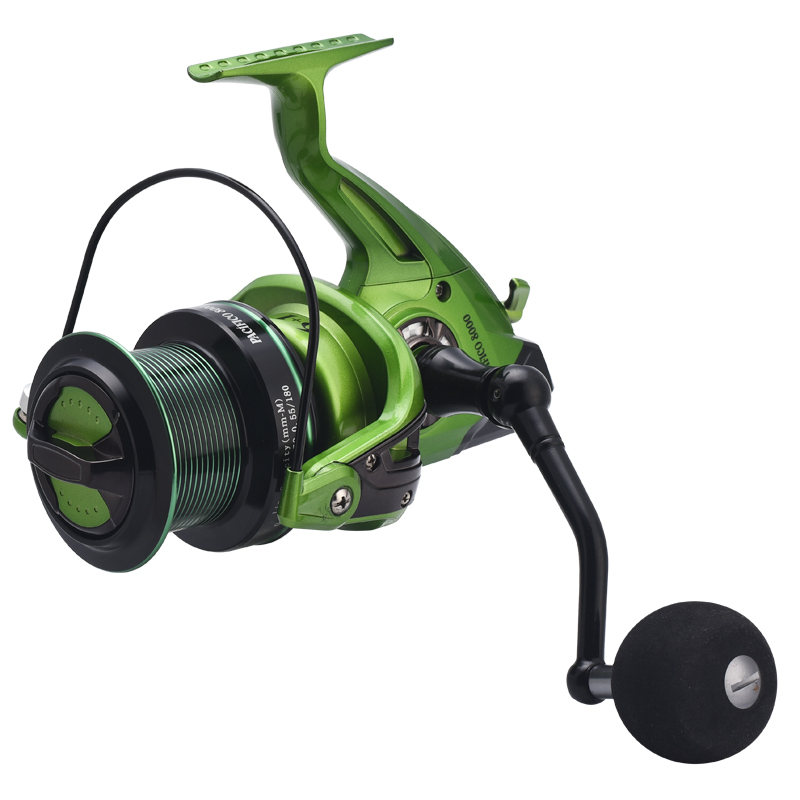 Mulinello da pesca in metallo leggero da spinning serie 8000-10000 4.9:1