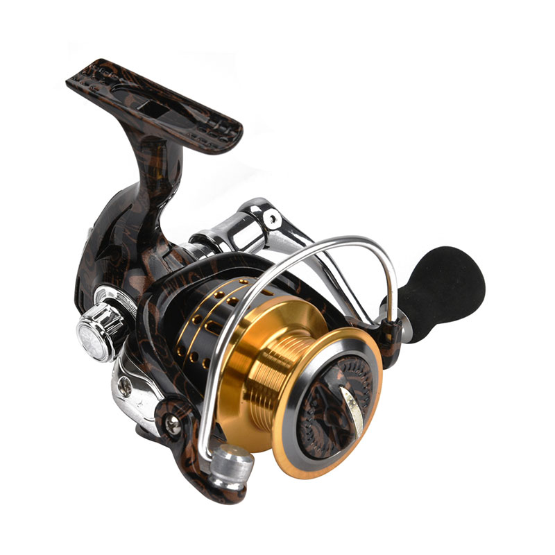 Mulinello da pesca spinning con bobina in alluminio MHA-F