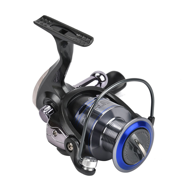 Mulinello da pesca spinning con telaio in alluminio e 4 cuscinetti a sfera