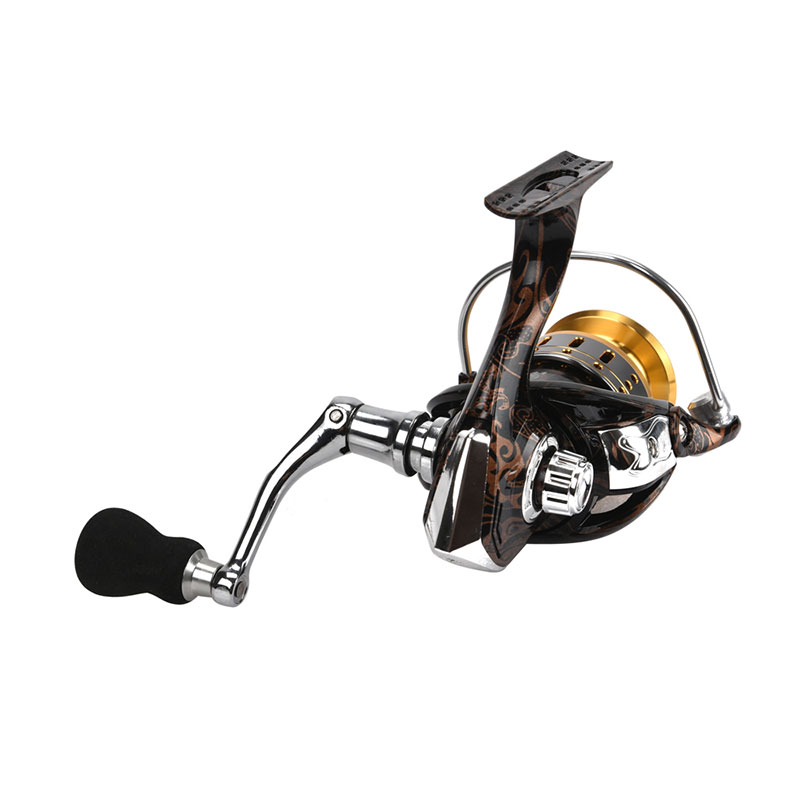 Mulinello da pesca spinning con bobina in alluminio MHA-F