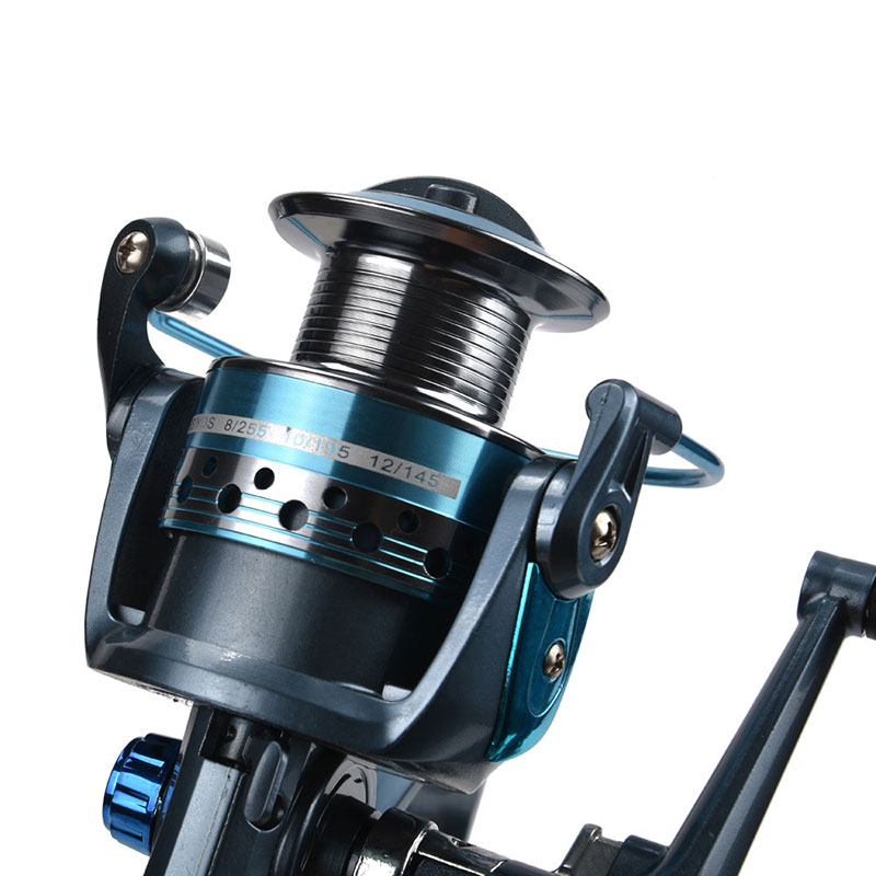 Mulinello da pesca spinning con bobina in alluminio 10+1BB 5.1:1