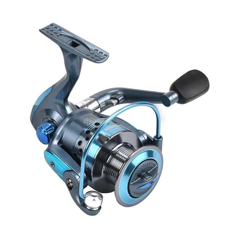 Mulinello da pesca spinning con bobina in alluminio 10+1BB 5.1:1