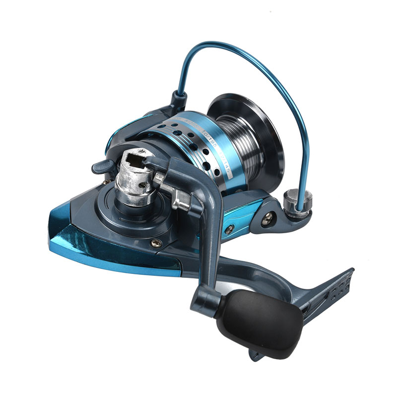 Mulinello da pesca spinning con bobina in alluminio 10+1BB 5.1:1