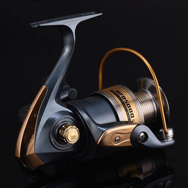 Mulinello da pesca spinning con bobina in alluminio 10 + 1BB