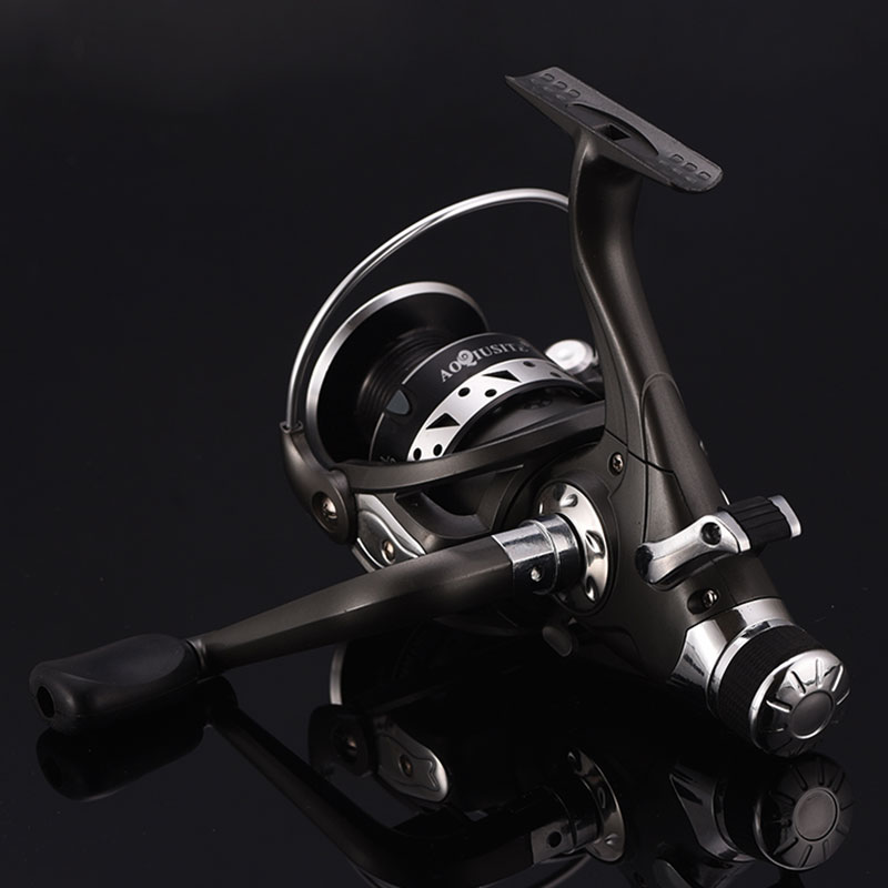 Mulinello da pesca spinning con bobina in alluminio e plastica 8BB