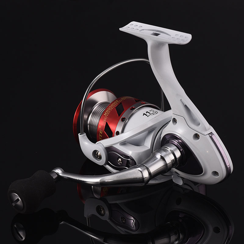 Mulinello da pesca spinning con manopola in metallo CNC