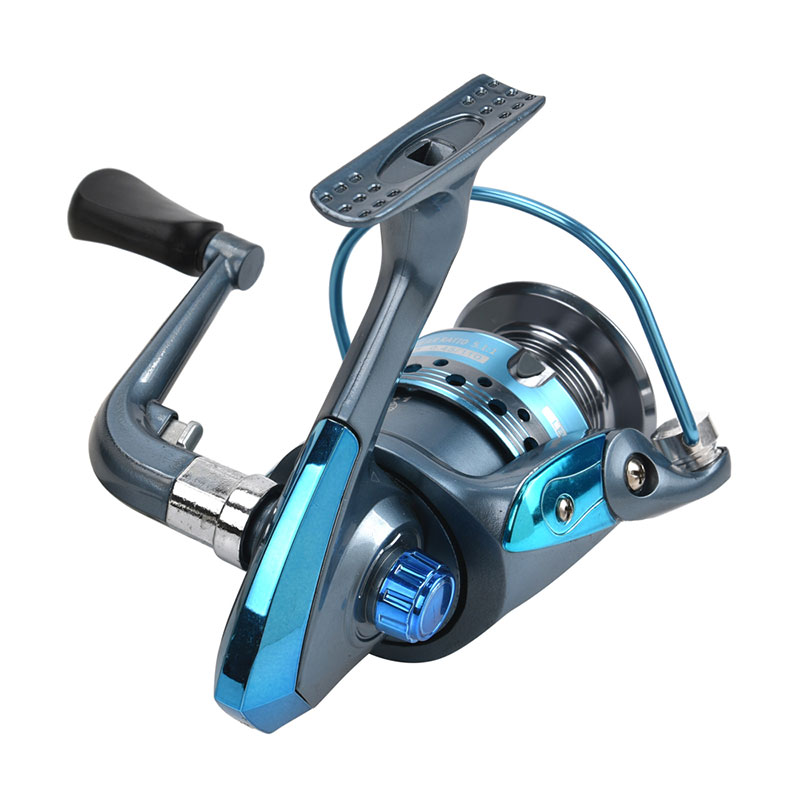 Mulinello da pesca spinning con bobina in alluminio 10+1BB 5.1:1