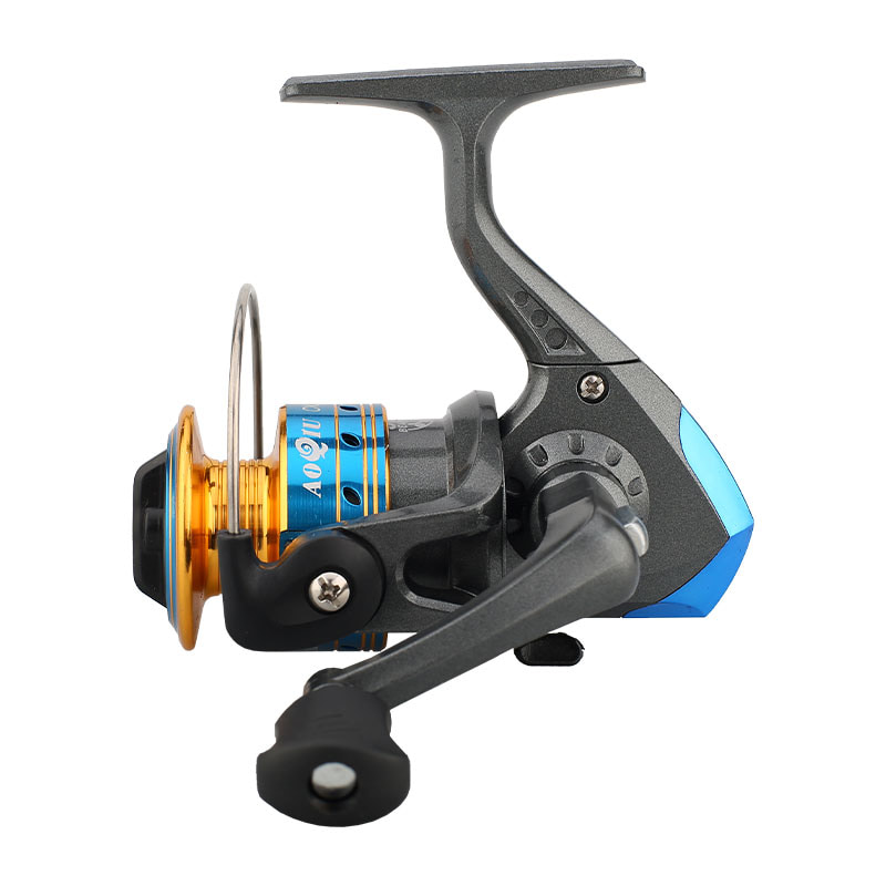 Mini mulinelli da pesca spinning con bobina in metallo