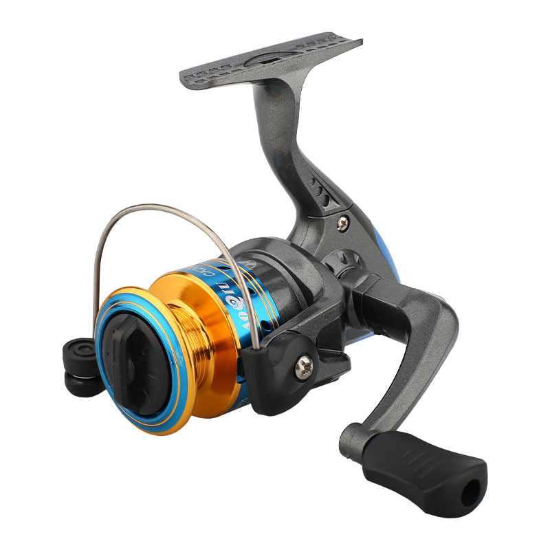 Mini mulinelli da pesca spinning con bobina in metallo