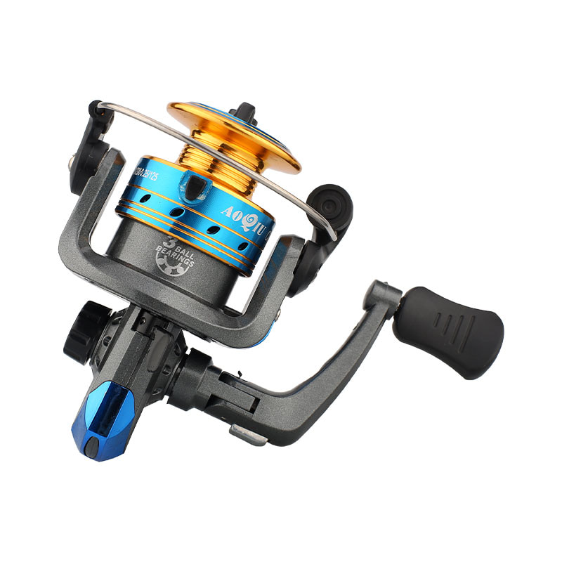 Mini mulinelli da pesca spinning con bobina in metallo