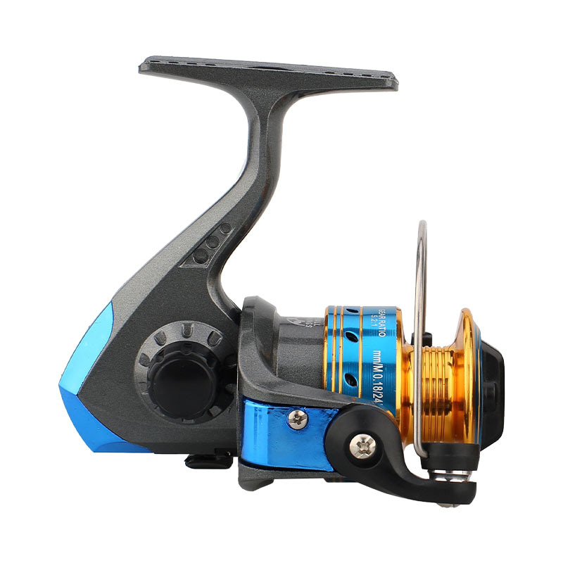 Mini mulinelli da pesca spinning con bobina in metallo
