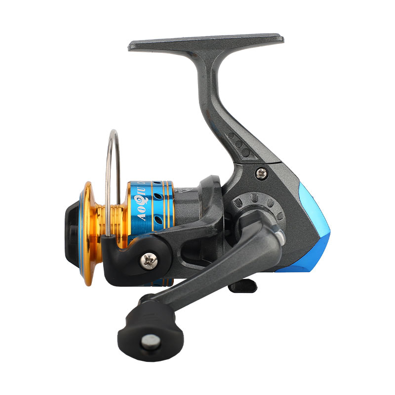 Mini mulinelli da pesca spinning con bobina in metallo