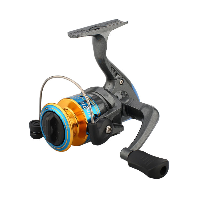 Mini mulinelli da pesca spinning con bobina in metallo
