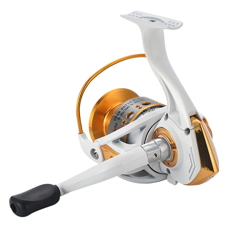 Bobina in metallo bianco Mulinello da pesca in mare Mulinello da spinning in acqua salata Mulinelli da surf Mulinelli da pesca spinning