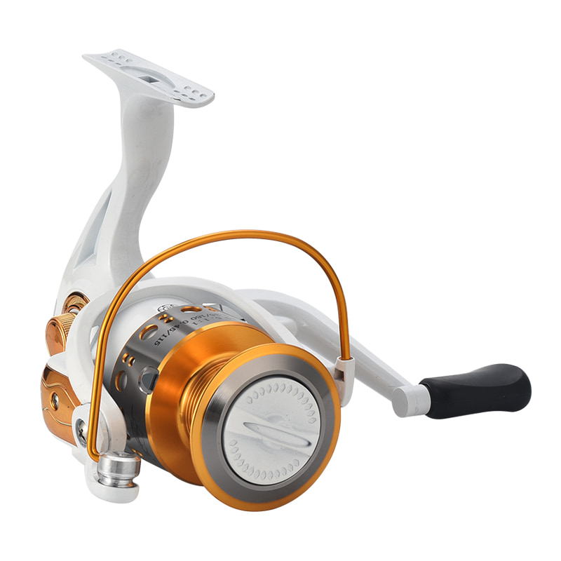 Bobina in metallo bianco Mulinello da pesca in mare Mulinello da spinning in acqua salata Mulinelli da surf Mulinelli da pesca spinning