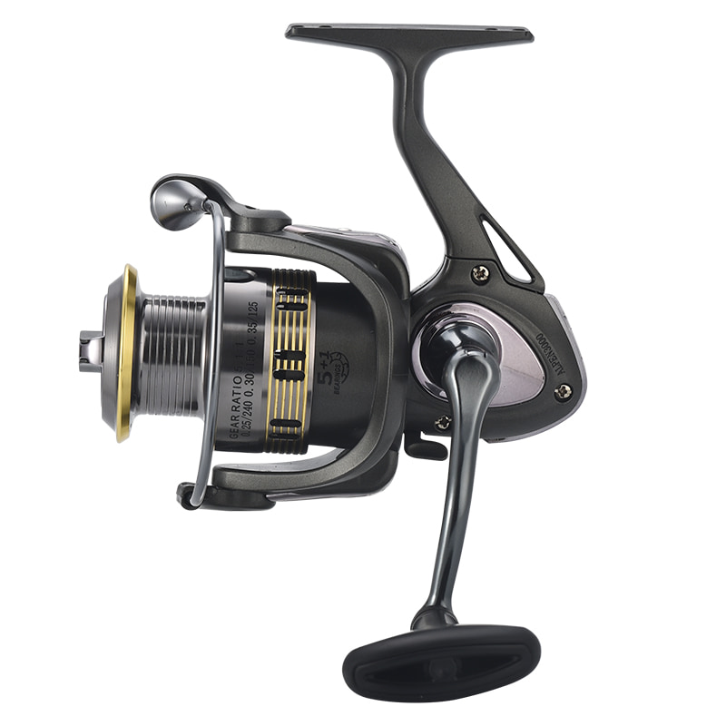 Bobina in metallo 5 + 1BB CNC Maniglia avvitata Mulinello da pesca Spinning Mulinelli da pesca in mare Lancio con esche Mulinelli da pesca Spinning