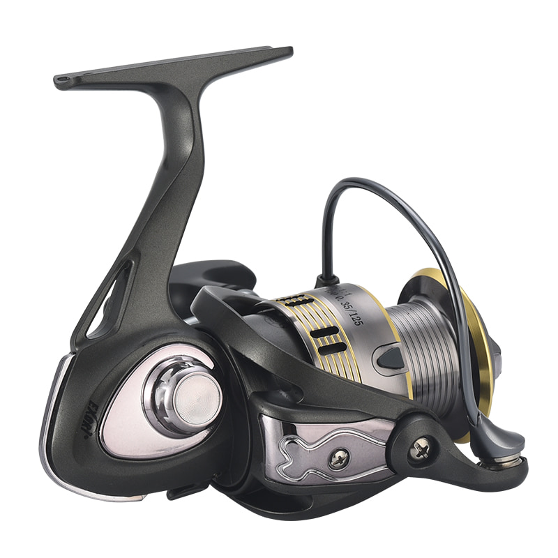 Bobina in metallo 5 + 1BB CNC Maniglia avvitata Mulinello da pesca Spinning Mulinelli da pesca in mare Lancio con esche Mulinelli da pesca Spinning