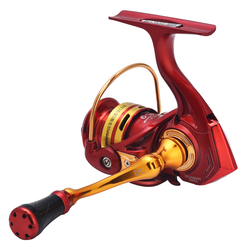 Manico avvitato CNC interamente in metallo Mulinelli per lancio con esca in acqua salata di mare profondo Mulinelli da pesca con ruota da pesca sul ghiaccio mini mulinelli da spinning