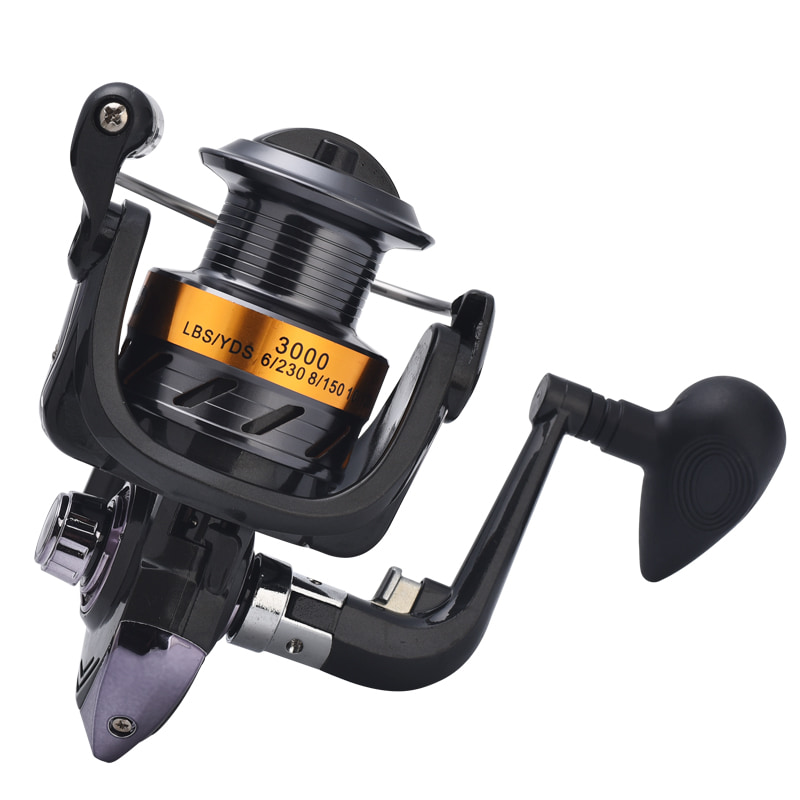 Bobina di metallo di alta qualità 5.1: 1 Mulinello da spinning con mulinello da pesca in acqua salata Mulinello da lancio con esche artificiali Mulinelli da pesca con attrezzatura da pesca