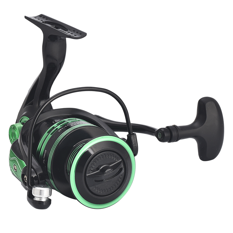 Mulinello da pesca spinning dal design ergonomico lavorato con precisione